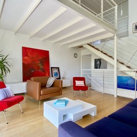 Bordeaux Maritime-Bacalan, Maison-Loft d'architecte en triplex avec terrasse et garage, 3 chambres, 1 bureau