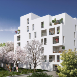 Appartement neuf disponible, 3 chambres, Bordeaux Écoquartier Ginko, ascenseur, parking, terrasse 
