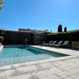 Bordeaux Caudéran SMGL - Maison d'architecte, 200 m2, 4 chambres, jardin, piscine, box